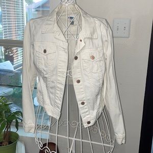 Women’s White Jean Jacket